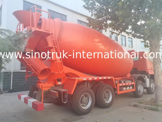 Sinotruk Howo N7 truk pengaduk beton 6 X 4 Euro 2 380hp Untuk konstruksi