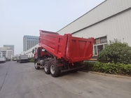 SINOTRUK HOWO N7 Tipper Dump Truck 6 × 4 10 Roda 380Hp Untuk Ekspor Tipe U Mudah Untuk Mengunggah