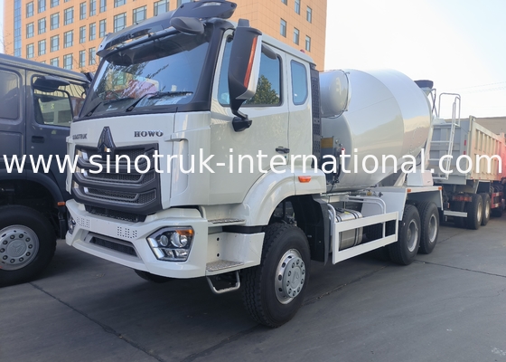 Sinotruk Howo N7 truk pengaduk beton 6-10CBM 6 X 4 Euro 2 pabrik pencampuran