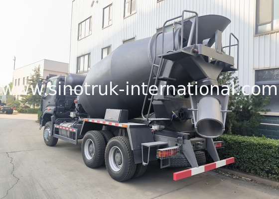 Sinotruk Howo N7 truk pengaduk beton 6-10CBM 6 X 4 Euro 2 380Hp