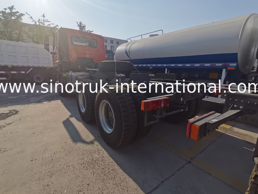 Sinotruk New Howo Tipper Dump Truck Chassis Weichai Mesin 6 × 4 LHD Warna Oranye