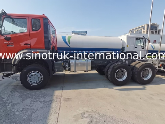 Sinotruk New Howo Tipper Dump Truck Chassis Weichai Mesin 6 × 4 LHD Warna Oranye