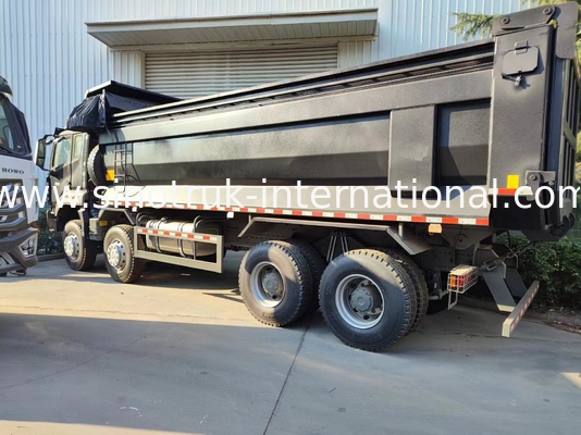 RHD 8×4 12 Roda HOWO Truk Tipper 380HP