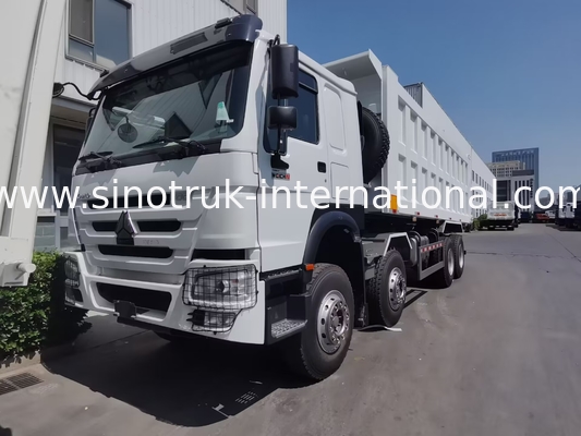 12 Roda Sinotruk HOWO 8X4 Dump Truck 400hp Untuk Pertambangan