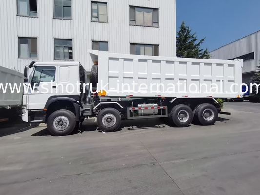 12 Roda Sinotruk HOWO 8X4 Dump Truck 400hp Untuk Pertambangan