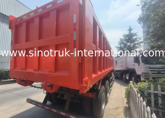 Sinotruk Howo Tipper Dump Truck 400Hp 8 × 4 Rhd 12 Roda Tray Besar 7600mm