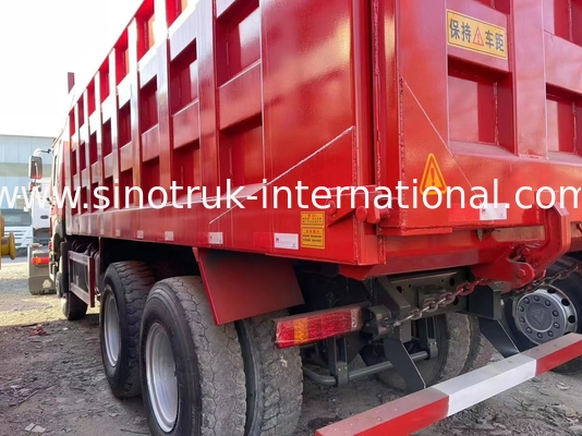 Digunakan Sinotruk Howo 6x4 Dump Truck 371hp Heavy Duty