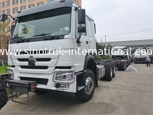 SINOTRUK HOWO Dropside Cargo Kendaraan komersial Truk Sasis LHD 6X4 400HP