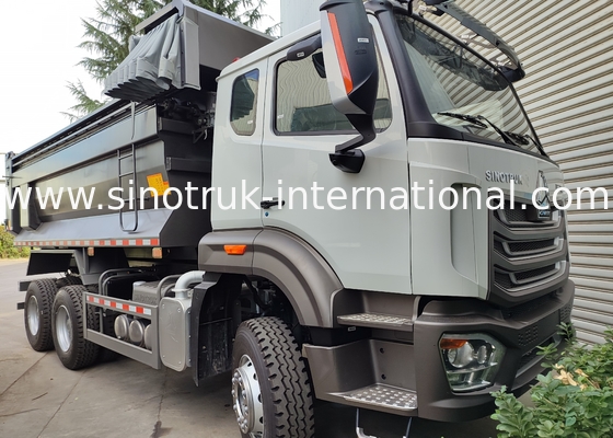 SINOTRUK HOWO LHD 6×4 10 roda truk dump tipe U untuk 40 Ton Mining