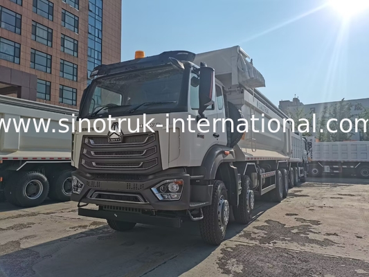 Sinotruk HOHAN Baru HOWO 8X4 Dump Truck 380hp 12 Roda Putih H77L ZZ3317V386JB1R Tipe U