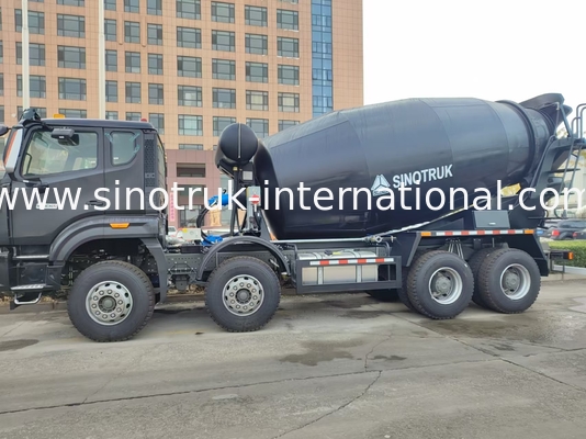HOWO Mixer Truck 12CBM 380HP H77L Kabin Hitam