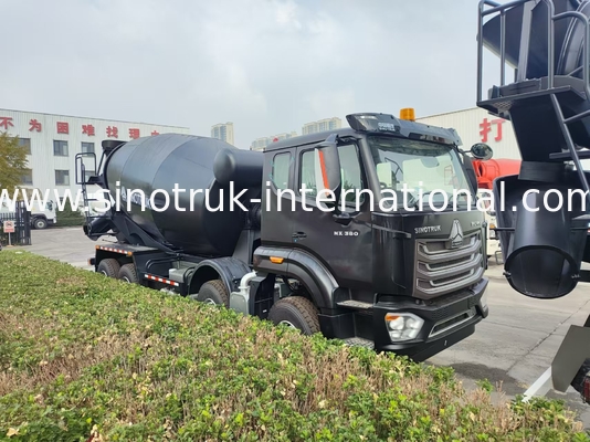HOWO Mixer Truck 12CBM 380HP H77L Kabin Hitam