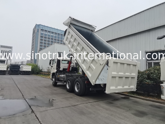 Konstruksi Howo 6x4 Tipper Dump Truck RHD Drive