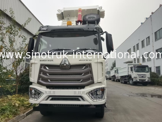 30 - 40 Ton RHD 10 Roda Tarpaulin Sinotruk Howo 6x4 Truk Tipper Untuk Konstruksi
