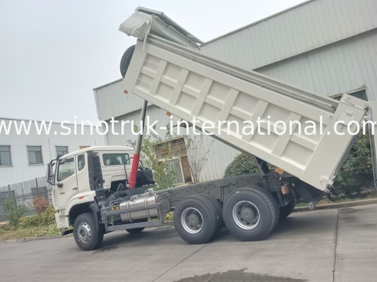 30 - 40 Ton RHD 10 Roda Tarpaulin Sinotruk Howo 6x4 Truk Tipper Untuk Konstruksi