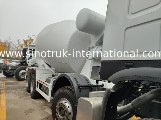 HOWO 8*4 12 roda truk pencampuran beton 400HP 16CBM Daya besar Kapasitas besar