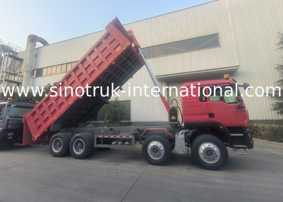 8 × 4 Lhd 12 Roda Sinotruk Tipper 400Hp Euro 2