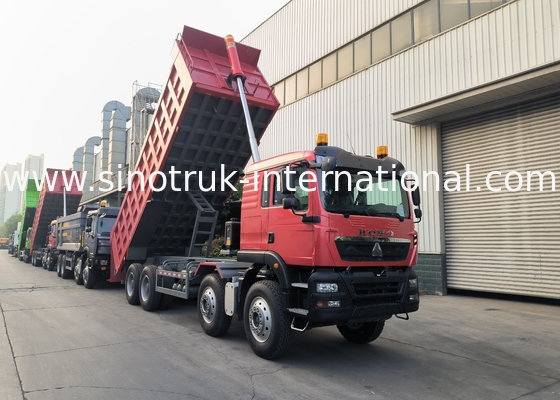 8 × 4 Lhd 12 Roda Sinotruk Tipper 400Hp Euro 2