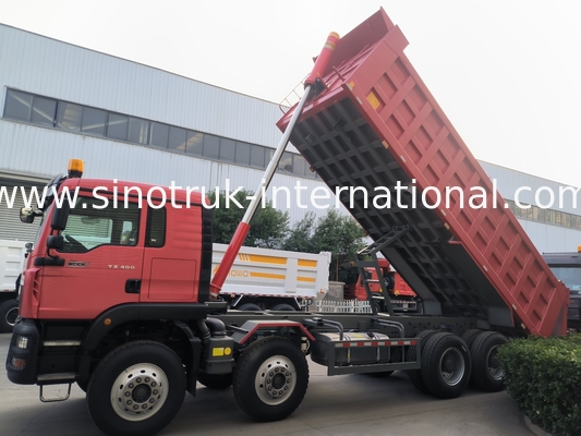 8 × 4 Lhd 12 Roda Sinotruk Tipper 400Hp Euro 2