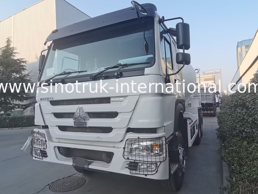 Sinotruk Howo Beton Mixer Truck 380HP 6-10CBM 6 X 4 Euro 2 Pabrik Campuran RHD