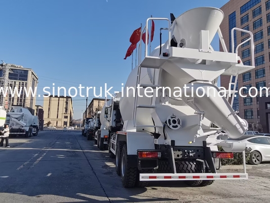 SINOTRUK HOWO 6×4 10 Roda Truk Pengaduk Beton 400 HP Efisiensi Tinggi LHD