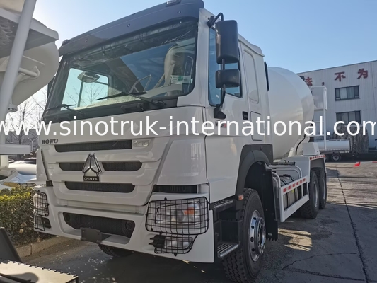 SINOTRUK HOWO 6×4 10 Roda Truk Pengaduk Beton 400 HP Efisiensi Tinggi LHD