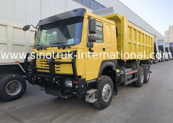 Sinotruk Howo Tipper Dump Truck 6 × 4 Lhd 10 Roda 20CBM Kargo Box Ban Mining