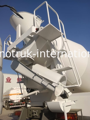 Kekuatan kuda tinggi 400HP HOWO Mixer Truck 6-12CBM LHD 6×4 10 Roda