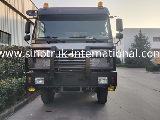 Truk Tipper Sinotruk Hohan 400hp 10 Roda Lhd 40 Ton 20-30cbm ZZ3317N356JB1 abu-abu