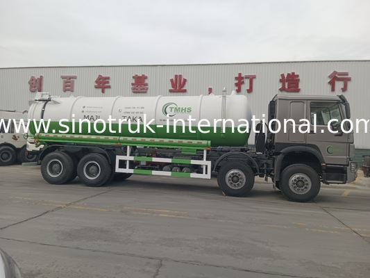 Pompa vakum truk sedotan truk pembersih septic tank truk 20CBM LHD 380HP