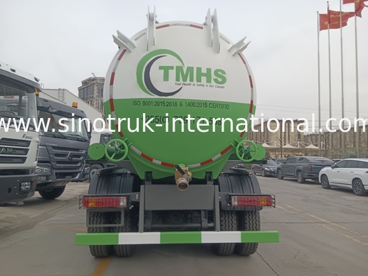 Pompa vakum truk sedotan truk pembersih septic tank truk 20CBM LHD 380HP