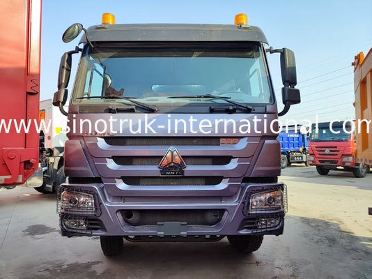High Rise Mastery HOWO 380HP Smart Pump Trucks 52m Boom 6x4 Traction Untuk Vertikal Tidak Terbandingkan