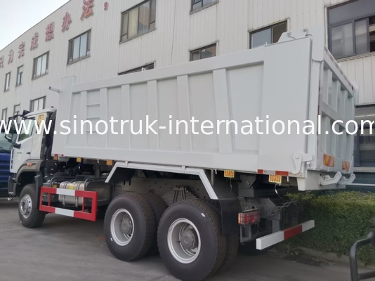 2 Penumpang Sinotruk Hohan Tipper Dump Truck Weichai Mesin 6 × 4 LHD 380HP Dengan Jenis Transmisi Manual