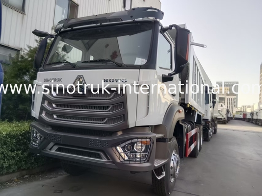 2 Penumpang Sinotruk Hohan Tipper Dump Truck Weichai Mesin 6 × 4 LHD 380HP Dengan Jenis Transmisi Manual