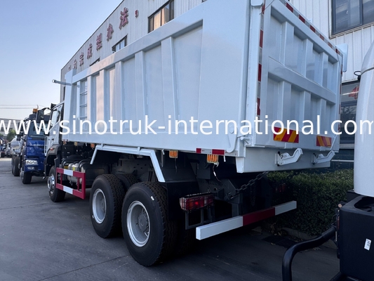SINOTRUK HOHAN HOWO 380HP LHD Tipper Dump Truck 6X4 Pola Gaya Kothak Kargo