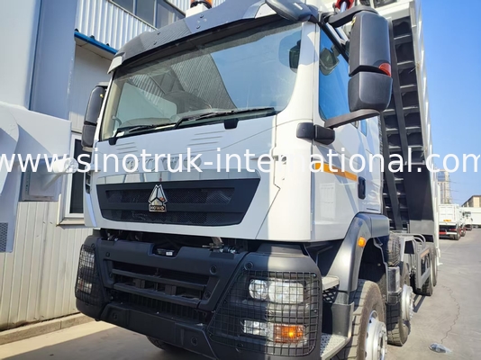 26.91CBM HOWO TX 8x4 Truk Tipper Dump Dengan Roda 12.00R20