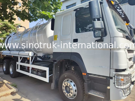 HOWO 6*4 16CBM 380HP Truk Pembersih Limbah Performa Daya Tinggi Memenuhi Solusi Pembersihan Multifungsi yang Efisien