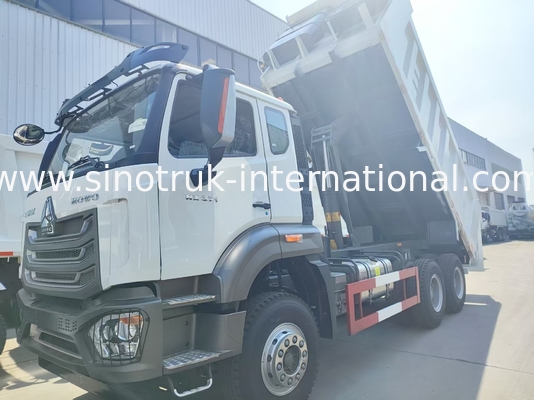 HOWO NX 371HP 6*4 20m³ Truk Sampah Angkat Tengah Performa Tinggi Dengan Bak Muatan Angkat Tengah yang Efisien