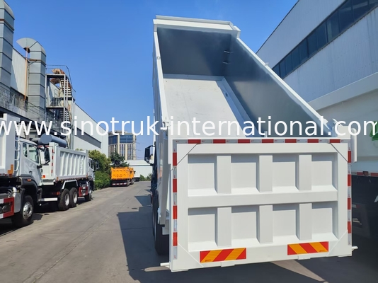 HOWO NX 371HP 6*4 20m³ Truk Sampah Angkat Tengah Performa Tinggi Dengan Bak Muatan Angkat Tengah yang Efisien