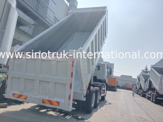 Truk Dump Hohan 371 Tenaga Kuda Tugas Berat 20CBM Penggerak Kanan