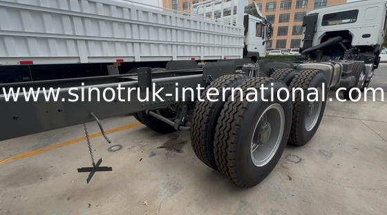Truk Kargo Sinotruk HOWO 8X4 400hp 12 Roda Kabin Wajah Hantu