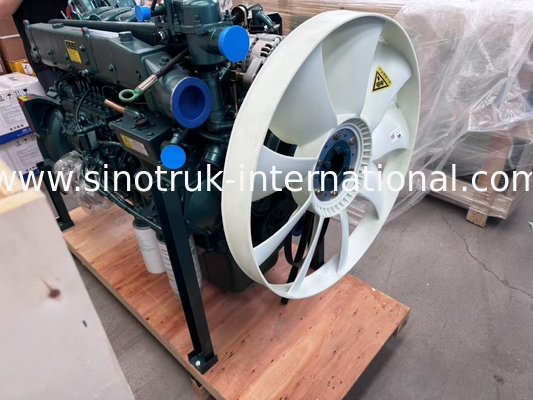 SINOTRUK WD615.47 371HP Truk Mesin Diesel 9.726L Euro 2