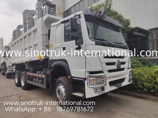 HOWO 371HP 6×4 Pengemudi Kiri Truk Dump Mid-Rise