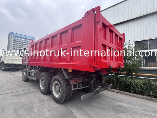 SINOTRUK HOWO TX Model 400HP LHD Tipper Dump Truck 6X4 Dengan lampu Peringatan