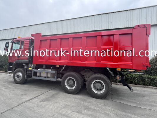 SINOTRUK HOWO TX Model 400HP LHD Tipper Dump Truck 6X4 Dengan lampu Peringatan