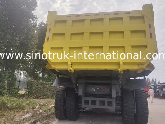 Truk Dump Tambang Sinotruk dengan Mesin 430HP Model Penggerak 6x4 dan Kotak Kargo Tebal Bawah 16mm