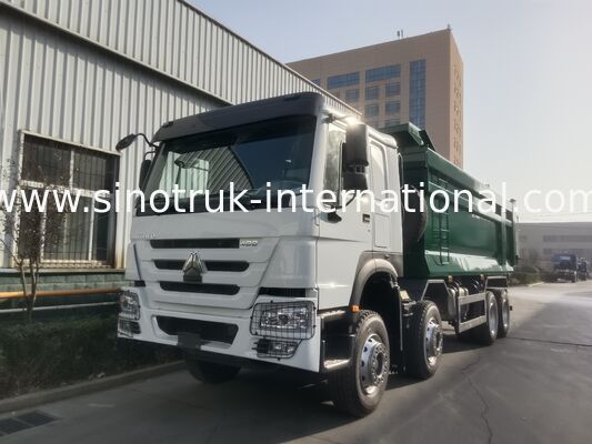 Sinotruk HOWO Tipper Dump Truck dengan Mesin 400HP LHD 8X4 Drive Type dan Kapasitas Pemuatan 31 Ton