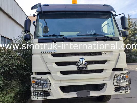 Truk Sampah Bak U-Shape Putih 371HP dengan Performa Mid-Lift Unggul