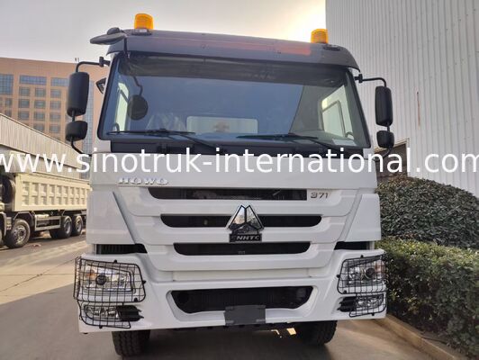 SINOTRUK HOWO 371HP Heavy-duty Tipper Dump Truck dengan 10 roda dan kotak kargo persegi panjang