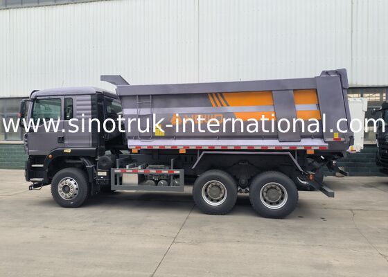Truk Tipper Dump Heavy Duty SINOTRUK dengan Mesin 380HP, Kapasitas Muat 30-40 Ton dan Tipe Pengangkat Tengah